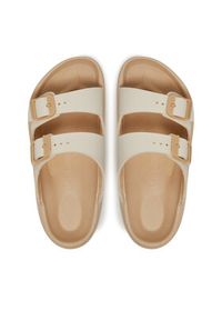 Birkenstock Klapki Mogami Terra Stealth 2-Strap 1029631 Écru. Materiał: skóra #5