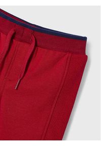 Mayoral Spodnie dresowe 719 Czerwony Regular Fit. Kolor: czerwony. Materiał: bawełna #3