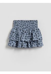 Reserved - Spódnico-szorty - granatowy. Kolor: niebieski. Materiał: bawełna #1