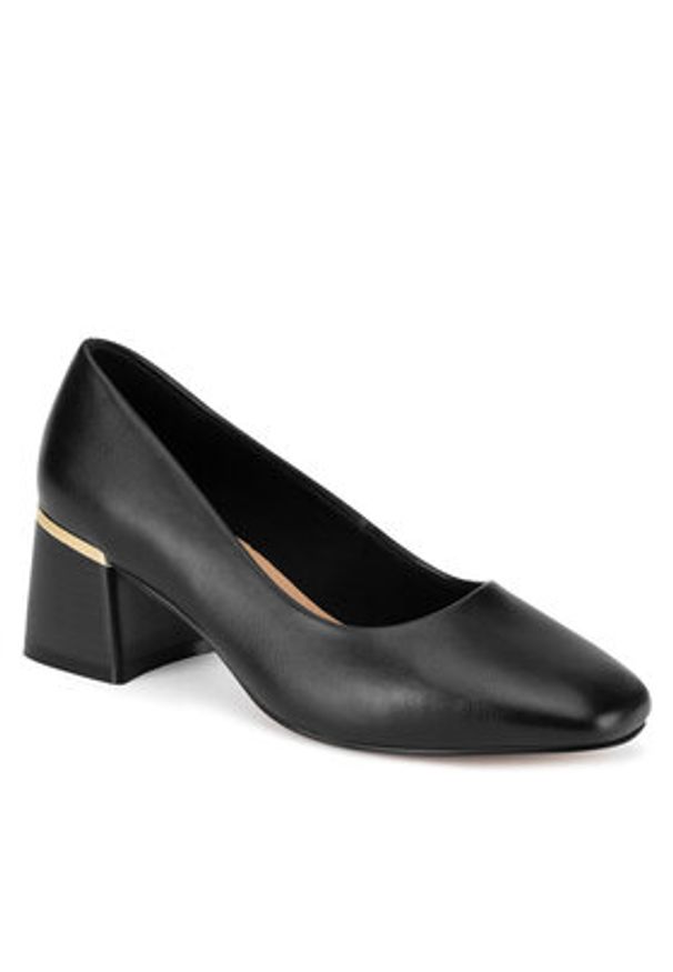 Clara Barson Czółenka WYL3492-2 Czarny. Kolor: czarny. Materiał: skóra