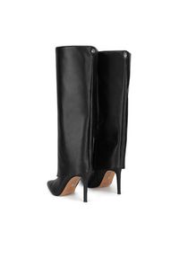 Nine West Kozaki SJ3645-2 Czarny. Kolor: czarny. Materiał: materiał #5