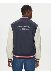 GANT - Gant Kurtka bomber Varsity 7006519 Granatowy Regular Fit. Kolor: niebieski. Materiał: bawełna, syntetyk #6