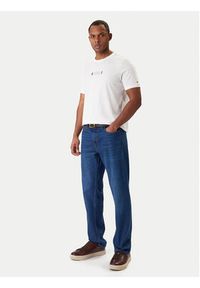 TOMMY HILFIGER - Tommy Hilfiger T-Shirt Brand Love MW0MW41453 Biały Regular Fit. Kolor: biały. Materiał: bawełna #3