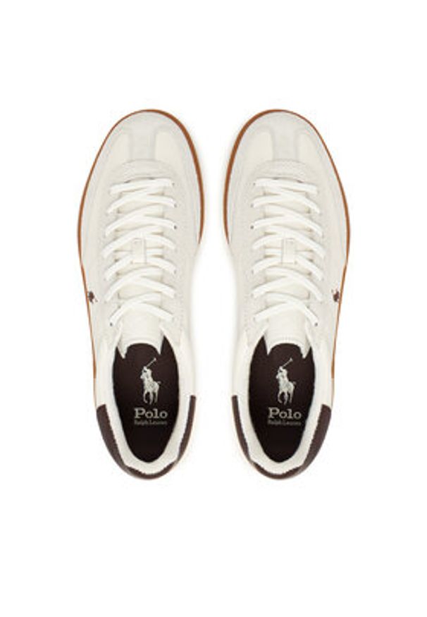 Polo Ralph Lauren Sneakersy Bedford 809973701008 Biały. Kolor: biały. Materiał: zamsz, skóra