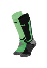 XTREME - Skarpety snowboardowe Uniseks - Multi zielone - 2 pary. Kolor: zielony. Materiał: wełna, akryl, poliamid. Sport: snowboard