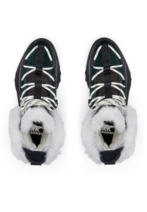 sorel - Sorel Śniegowce Ona Rmx Glacy Plus Wp 2083061010 Czarny. Kolor: czarny. Materiał: zamsz, skóra