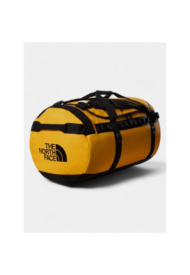 Torba sportowa The North Face Base Camp Duffel. Kolor: żółty, wielokolorowy, czarny. Materiał: materiał