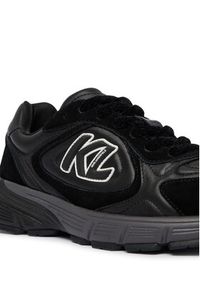 Karl Lagerfeld - KARL LAGERFELD Sneakersy KL55523 Czarny. Kolor: czarny. Materiał: skóra #5