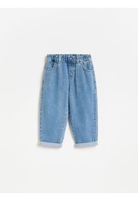 Reserved - Bawełniane jeansy - niebieski. Kolor: niebieski. Materiał: bawełna, jeans #1