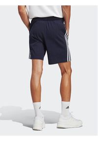 Adidas - adidas Szorty sportowe Essentials 3-Stripes IC9379 Granatowy Regular Fit. Kolor: niebieski. Materiał: bawełna. Styl: sportowy #6