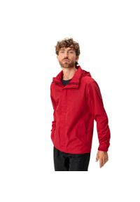 Kurtka przeciwdeszczowa męska Vaude Escape Light Jacket. Kolor: czerwony. Materiał: softshell. Sport: turystyka piesza #2