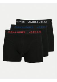 Jack & Jones - Jack&Jones Komplet 3 par bokserek Black Friday 12265404 Czarny. Kolor: czarny. Materiał: bawełna