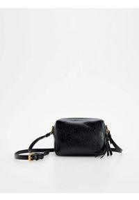 Reserved - Torebka crossbody - czarny. Kolor: czarny. Materiał: skórzane