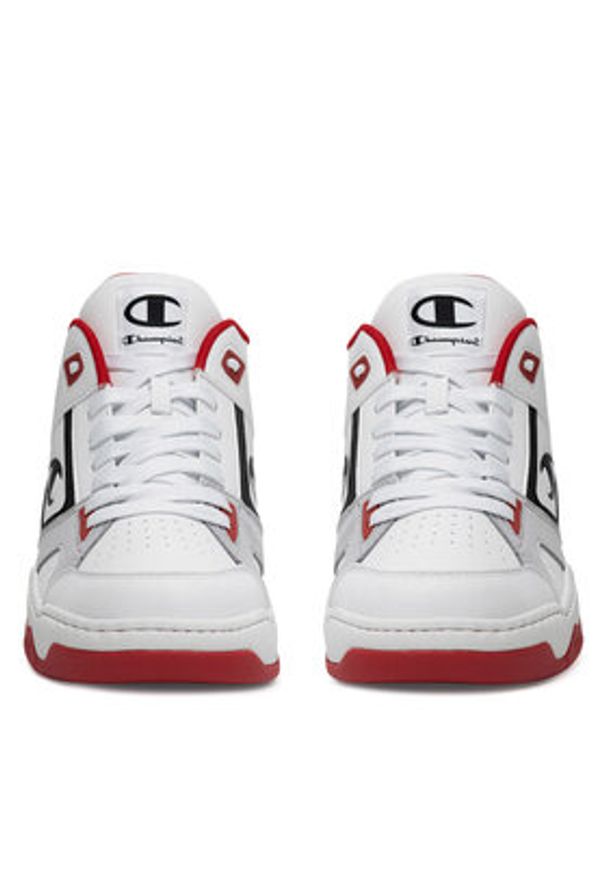 Champion Sneakersy OVERTIME MID S22274-WW012 Biały. Kolor: biały. Materiał: materiał, syntetyk