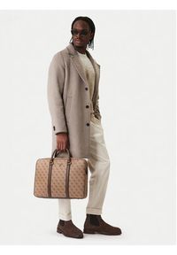 Guess Torba na laptopa HMMILO P6169 Brązowy. Kolor: brązowy. Materiał: skóra #4