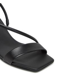 Calvin Klein Sandały Heel Sandal 50 Squared Lth HW0HW02534 Czarny. Kolor: czarny. Materiał: skóra #3