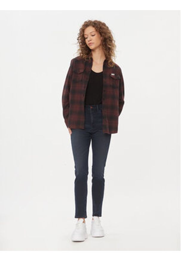 Wrangler Jeansy Kourt 112342857 Czarny Skinny Fit. Kolor: czarny