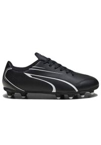 Puma - Buty Vitoria Fg/Ag Jr Rozmiar 33 - 107486-01 Czarny. Kolor: czarny, biały, wielokolorowy. Materiał: skóra. Sport: piłka nożna