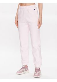 Champion Spodnie dresowe 116243 Różowy Regular Fit. Kolor: różowy. Materiał: bawełna #1