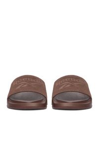 Reebok Klapki CEO-SS26-3C043-M Brązowy. Kolor: brązowy. Materiał: skóra, zamsz #5