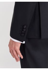 Pako Lorente - PAKO LORENTE – Czarna marynarka smokingowa. Okazja: na ślub cywilny, na wesele. Kolor: czarny #4