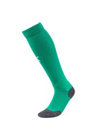 Puma - Skarpety Piłkarskie Team Liga. Kolor: zielony. Sport: piłka nożna