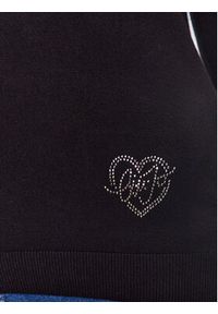 Liu Jo Sweter WF3127 MA18F Czarny Regular Fit. Kolor: czarny. Materiał: wiskoza #4