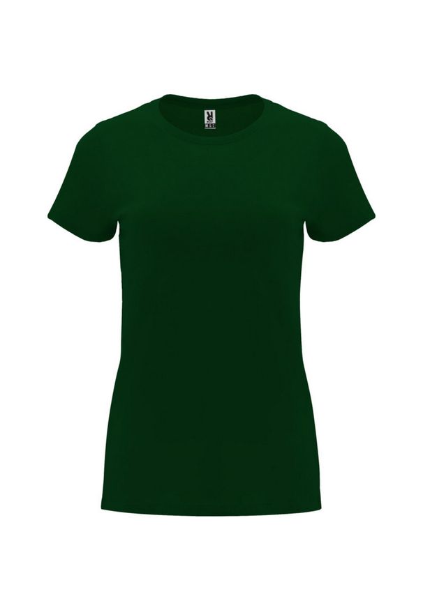 ROLY - Damska Koszulka Z Krótkim Rękawem Capri. Kolor: zielony. Długość rękawa: krótki rękaw. Długość: krótkie. Sport: turystyka piesza