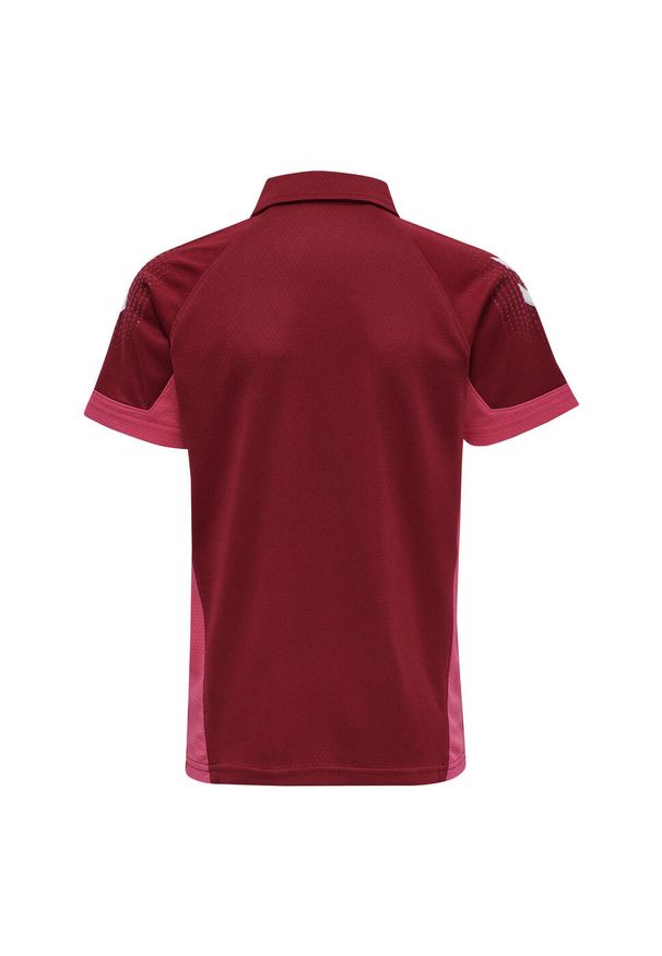 Dziecięca koszulka polo Hummel hmlLEAD functional. Typ kołnierza: polo. Kolor: czerwony, wielokolorowy, brązowy. Styl: młodzieżowy