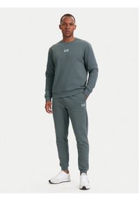 EA7 Emporio Armani Dres 8NPV66 PJVTZ U8085 Szary Regular Fit. Kolor: szary. Materiał: bawełna #1
