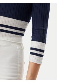 Guess Sweter W5GR46 Z3L10 Granatowy Regular Fit. Kolor: niebieski. Materiał: wiskoza #4