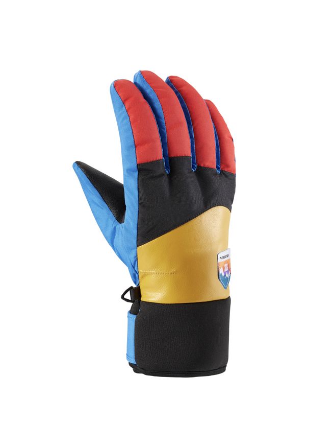 Rękawice narciarskie męskie Viking Cool Daddy. Kolor: czerwony, niebieski, wielokolorowy. Sezon: zima. Sport: narciarstwo
