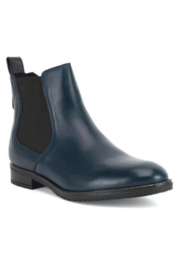 Lasocki Botki WI23-DALIA3-21 Granatowy. Kolor: niebieski. Materiał: skóra