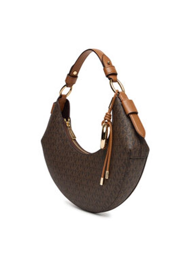 MICHAEL Michael Kors Torebka 30F5GQ4L6B Brązowy. Kolor: brązowy. Materiał: skórzane