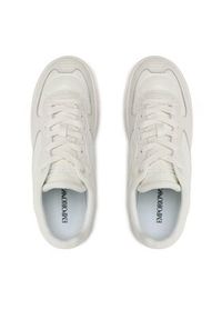 Emporio Armani Sneakersy X4X609 XN734 S437 Biały. Kolor: biały. Materiał: skóra