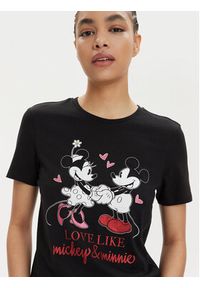 only - ONLY T-Shirt Mickey 15317991 Czarny Regular Fit. Kolor: czarny. Materiał: bawełna #6