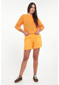 Ecoalf - Szorty damskie lniane Eras ECOALF. Materiał: len #1