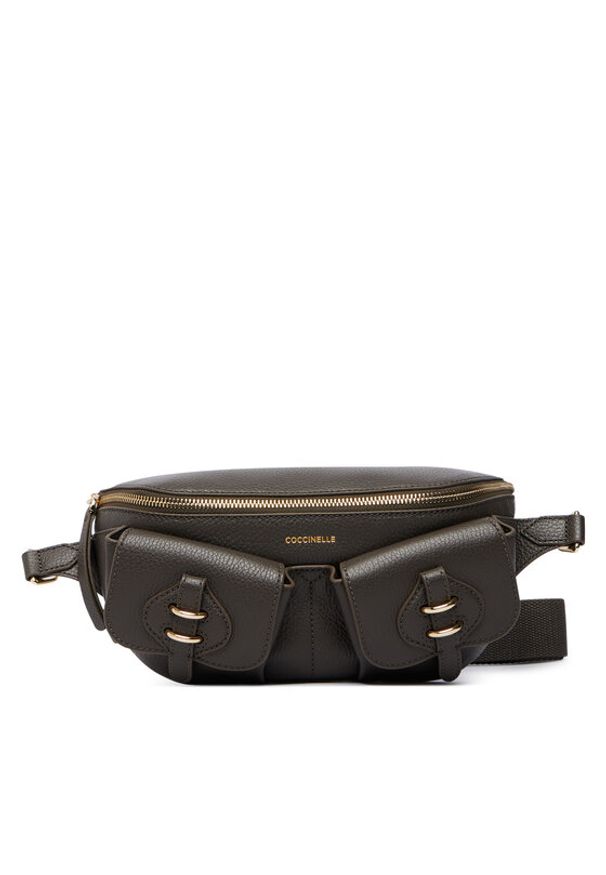 Coccinelle Nerka VGK Coccinellemavery Pocket E1 VGK 17 01 01 Khaki. Kolor: brązowy. Materiał: skóra