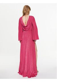 Elisabetta Franchi Sukienka wieczorowa AB-442-32E2-V620 Różowy Regular Fit. Kolor: różowy. Materiał: wiskoza. Styl: wizytowy #5