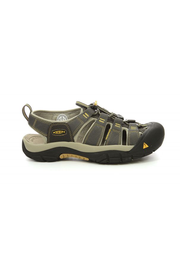 keen - Buty trekkingowe męskie Keen Newport H2. Kolor: szary, wielokolorowy, beżowy. Materiał: syntetyk, skóra, materiał. Sport: turystyka piesza