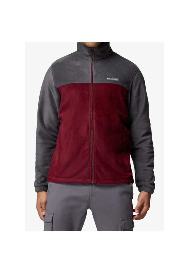 columbia - Polar męski Columbia Steens Mountain 2.0. Kolor: czerwony. Materiał: polar. Sport: turystyka piesza