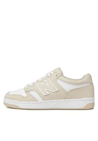 New Balance Sneakersy BB480LBB Beżowy. Kolor: beżowy. Materiał: skóra #4