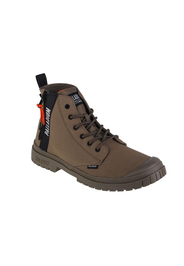 Buty sportowe Sneakersy unisex, Palladium SP20 Unzipped. Kolor: wielokolorowy, zielony. Sport: turystyka piesza