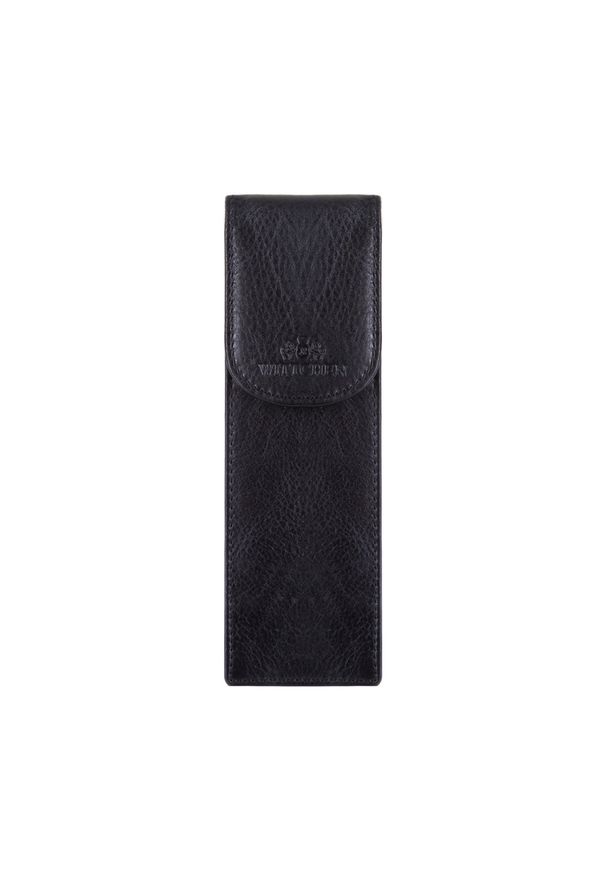 Wittchen - Etui na długopisy. Kolor: czarny. Materiał: skóra