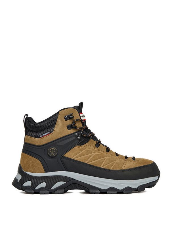 Hunter Trekkingi CEO-H8-352 Brązowy. Kolor: brązowy. Materiał: skóra, zamsz. Sport: turystyka piesza