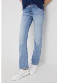 Mustang jeansy Girls Oregon damskie medium waist. Kolor: niebieski
