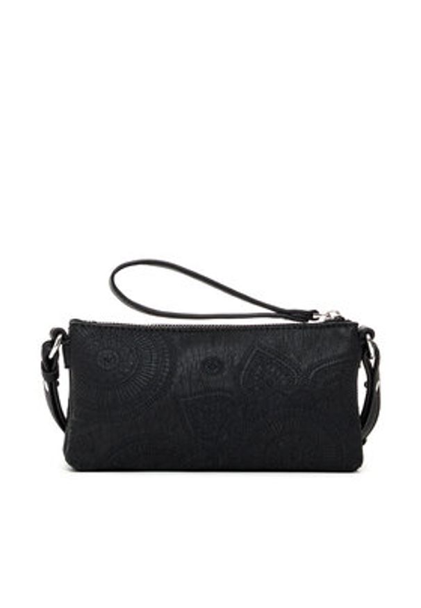 Desigual Torebka 25SAYP02 Czarny. Kolor: czarny. Materiał: skórzane