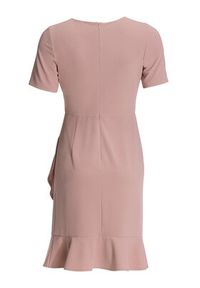 Swing Sukienka koktajlowa 5AH04800 Różowy Regular Fit. Kolor: różowy. Materiał: syntetyk. Styl: wizytowy #3
