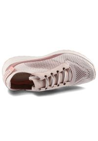 Różowe Sneakersy Tamaris Damskie Stylowe Obuwie. Okazja: na co dzień, na spacer. Kolor: różowy. Materiał: materiał. Szerokość cholewki: normalna. Wzór: aplikacja, napisy. Sport: turystyka piesza #9