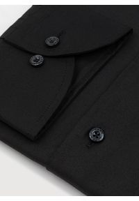 Pako Lorente - PAKO LORENTE – Męska elegancka koszula w kolorze czarnym. Okazja: na wesele, na ślub cywilny. Kolor: czarny. Materiał: bawełna. Długość rękawa: długi rękaw. Długość: długie. Wzór: gładki. Styl: elegancki #4